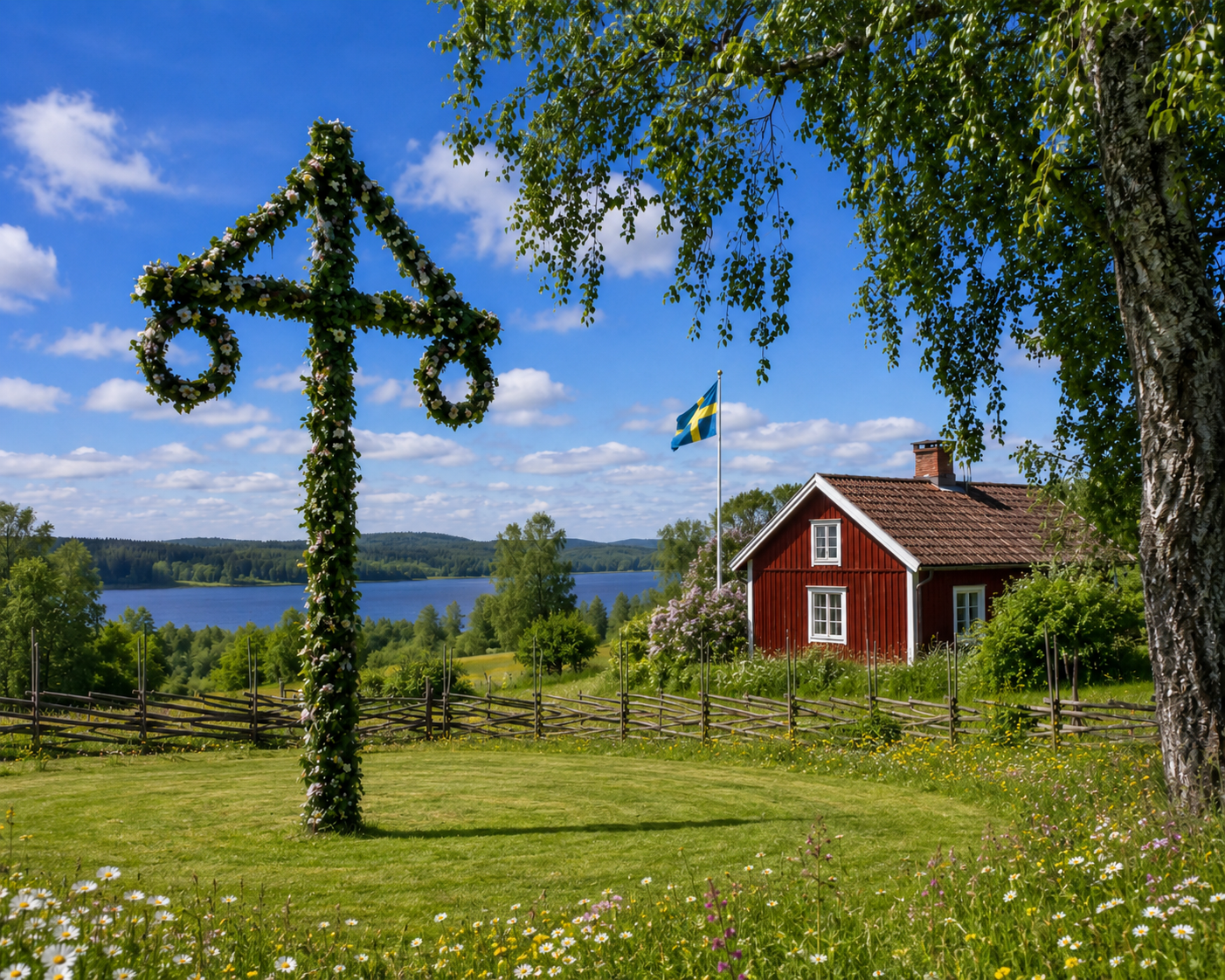 Glad midsommar önskar vi på Tidrapport!