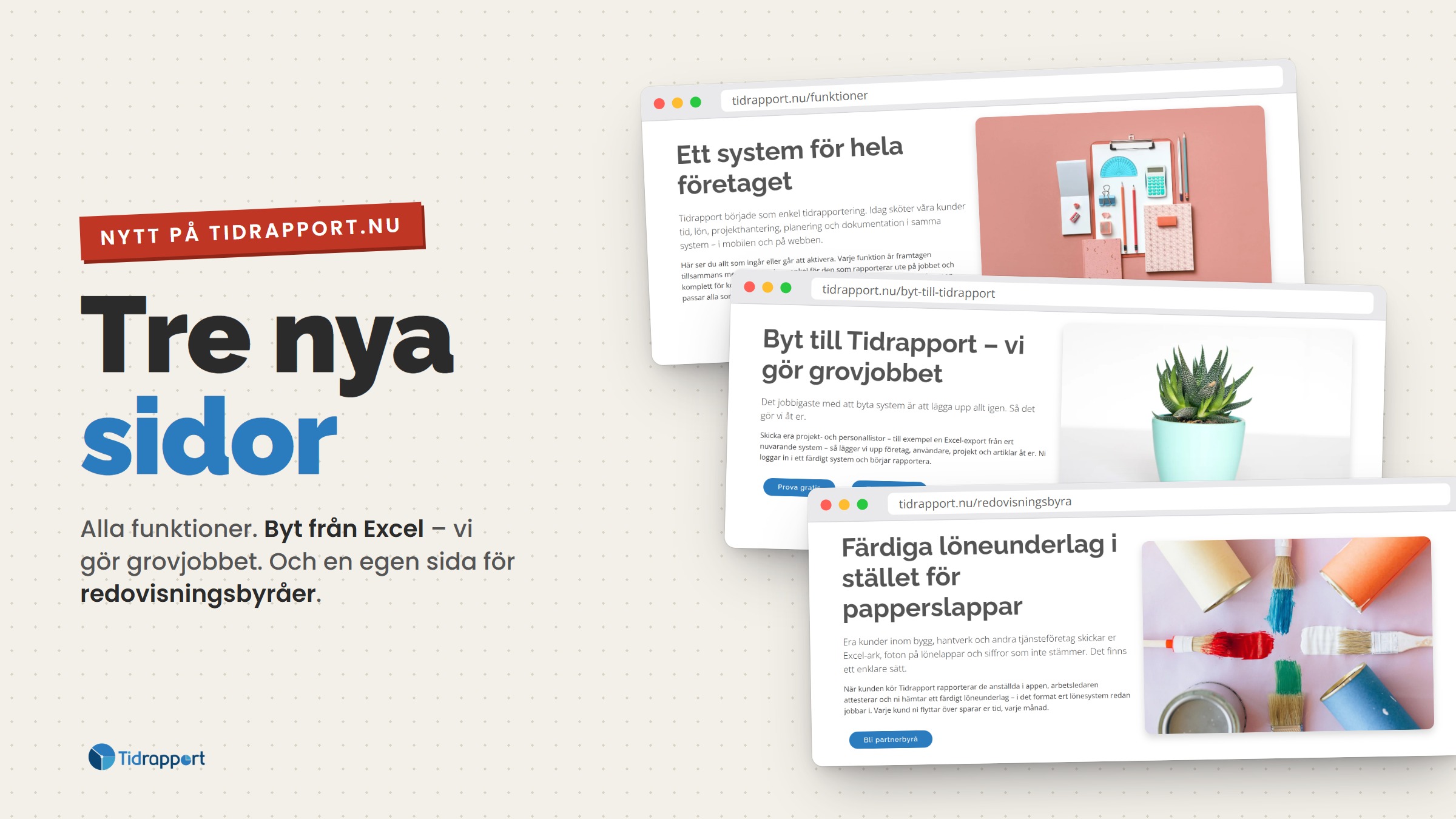 Website updated – features, switching and firms